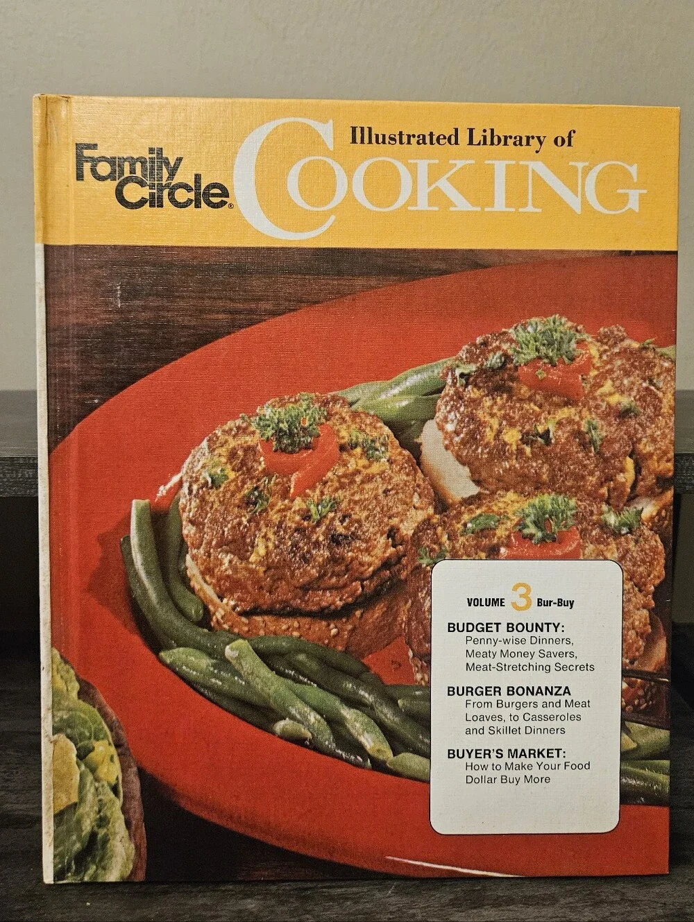 Vintage 1972 Family Circle Illustrated Library of Cooking Volume 3 Hardcover